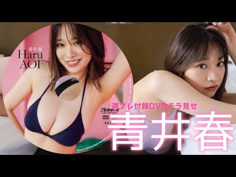 【2023/7/10発売！周プレNo.30・31付录DVDチラ见せ♪】『グラジャパ！』なら电子版でもDVDが视聴できる♪ #青井春　Haru Aoi
