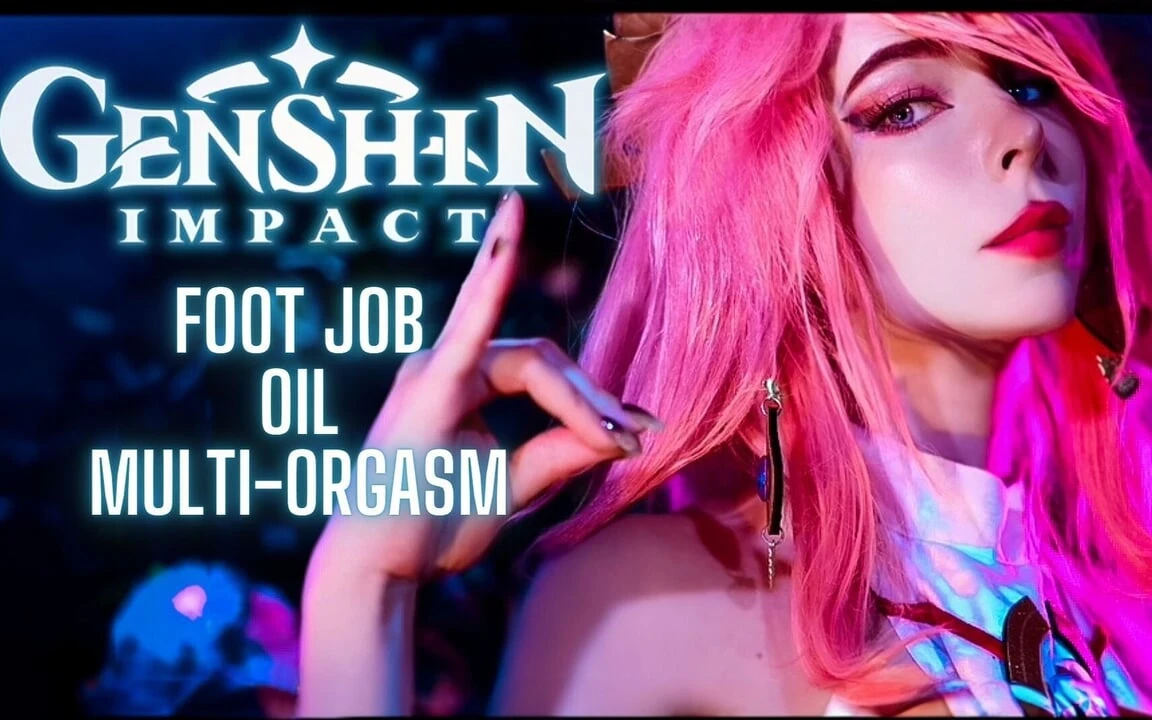 Genshin Impact: Yae Miko Enjoys Multi-orgasm and Footjob – Mollyredwolf