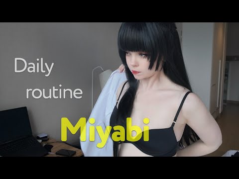 Daily routine with Miyabi | Zenless Zone Zero Cosplay