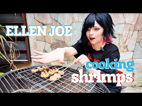 Ellen Joe cosplay: shrimps cooking outdoors