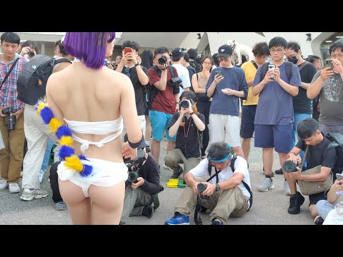 【FF43 Cosplay】很有松弛感的天然系猫娘😚(埃及艳后风格) / CN:李玛莎 / 2024.8.25-台北花博公园争艳馆户外广场