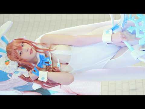 えなこ Brown Dust 2 Jenice Stranger Bunny Cosplay | Comic Market C107 | 4K 60P