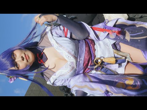 东云うみ Genshin Impact Raiden Shogun Cosplay | Comic Market C103 | 4K 60P
