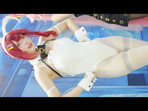 楪くれは TERBIS Dina Bunny Ver. Cosplay | Comic Market C106 | 4K 60P