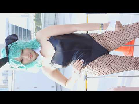 Rira One-Punch Man Tatsumaki Bunny Cosplay | Comic Market C107 | 4K 60P