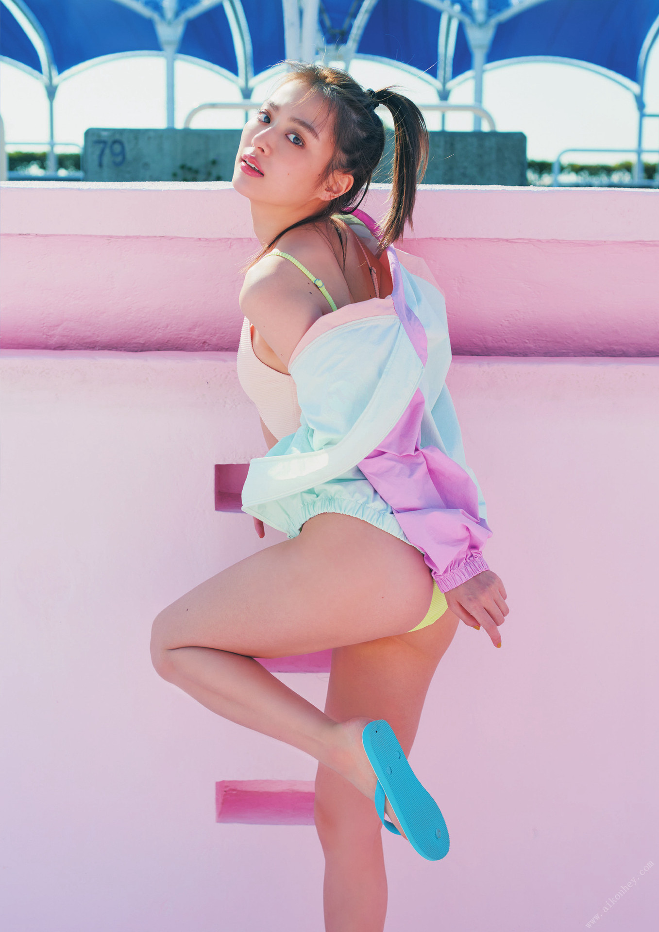 Rio Uchida 内田理央, デジタル写真集 「PEACH GIRL」 Set.01 No.80afc4